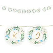 girlanda papierowa komunia swieta mix partydeco 200 cm