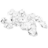 konfetti krysztalowy lod bezbarwny 25 mm 50 szt