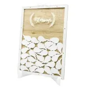 ksiega gosci drewniana blessings partydeco 27x39 cm 30 skrzydelek