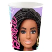 kubeczki papierowe barbie sweet life amscan 250 ml 8 szt