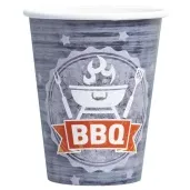 kubeczki papierowe bbq party amscan 250 ml 8 szt
