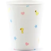 kubeczki papierowe boy or girl partydeco 200 ml 6 szt