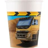 kubeczki papierowe construction budowa betoniarka procos 200 ml 8 szt