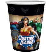 kubeczki papierowe justice league czarny party factory 250 ml 10 szt
