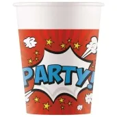 kubeczki papierowe komiks boom party procos 200 ml 8 szt