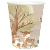 kubeczki papierowe lesne zwierzatka congee 250 ml 6 szt