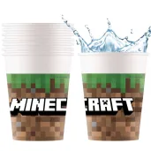 kubeczki papierowe minecraft procos 200 ml 8 szt