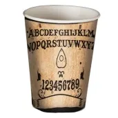 kubeczki papierowe ouija diabelska plansza guirca 8 szt