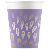 kubeczki papierowe paw peacock procos 200ml 8 szt