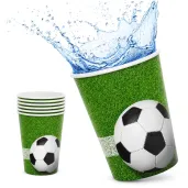 kubeczki papierowe pilka nozna football party godan 200 ml 6 szt