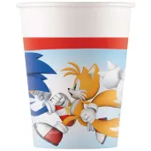 kubeczki papierowe sonic the hedgehog procos 200 ml 8 szt