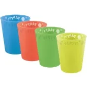 kubeczki plastikowe classic mix procos 250 ml 4 szt