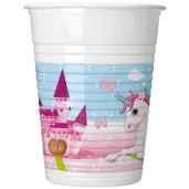kubeczki plastikowe jednorozec unicorn 200 ml 8 szt
