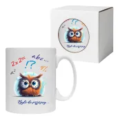 kubek dzien nauczyciela byle do przerwy sowa czas 330 ml