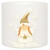 lampion elipsa aniolek bialy adpal 145 135 mm