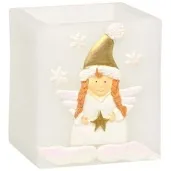 lampion kostka aniolek bialy adpal 115 100 mm