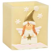 lampion kostka aniolek ecru adpal 115 100 mm