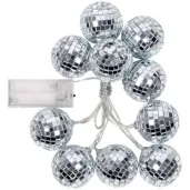 lampki dekoracyjne kule disco led srebrny boland 1 4 m