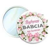 lusterko najlepsza babcia na swiecie 56 mm