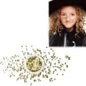 make up party brokat holograficzny srebrny partydeco 3g