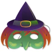 maska papierowa halloween czarownica rozm uniwersalny