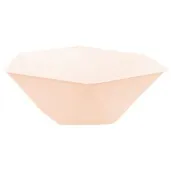 miseczki vert decor heksagonalne morelowy amscan 15 8 cm 6 szt