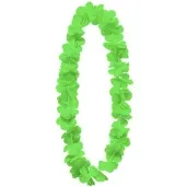 naszyjnik hawajski kwiaty zielony partypal 100 cm