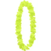 naszyjnik hawajski kwiaty zolty partypal 100 cm