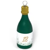 obciaznik do balonow butelka szampana liczba 18 eukaliptus beauty 120g