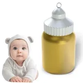 obciaznik do balonow butelka ze smoczkiem zloty 80 g