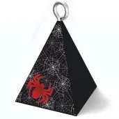 obciaznik do balonow halloween pajak w sieci czarny 65 g