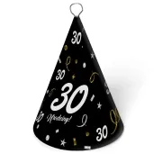 obciaznik do balonow stozek 30 urodziny glamour birthday 90g