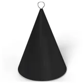 obciaznik do balonow stozek czarny 90 g