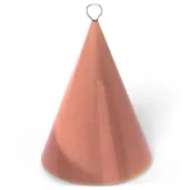 obciaznik do balonow stozek rose gold 90 g