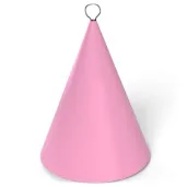 obciaznik do balonow stozek rozowy jasny 90 g