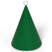 obciaznik do balonow stozek zielony 90 g