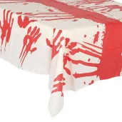 obrus foliowy krwawe slady guirca 270x135 cm