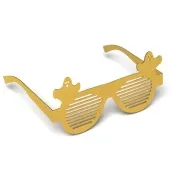 okulary party halloween duszki papierowe 6 szt