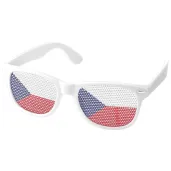 okulary plastikowe flaga czech na mundial mecz dzien jezykow do szkoly