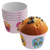 oslonka na muffinki dia de los muertos 6 szt