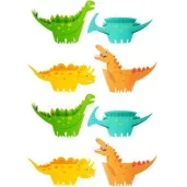 papilotki na muffinki dinozaury mix partypal 8 sztuk