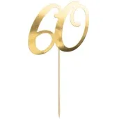piker liczba 60 zloty partydeco 20 5 cm