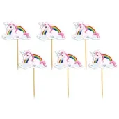 pikery jednorozec z tecza 6 szt