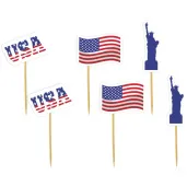 pikery usa statua wolnosci 6 szt