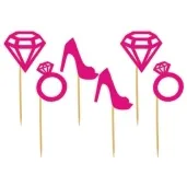 pikery wieczor panienski fuksja 6 szt