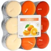 podgrzewacz zapachowy miks kolorow pomarancza bispol 4h 18 szt