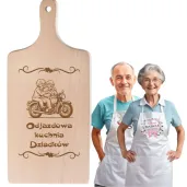prezent na dzien babci i dziadka deska do krojenia z grawerem odjazdowa kuchnia dziadkow