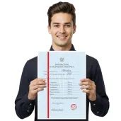 prezent na dzien chlopaka urodziny swieta dyplom swiadectwo dla najlepszego chlopaka a4