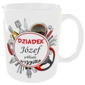 prezent na dzien dziadka urodziny kubek personalizowany dziadek potrafi imie 330 ml