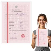 prezent na dzien matki swiadectwo dyplom dla najlepszej mamy a4